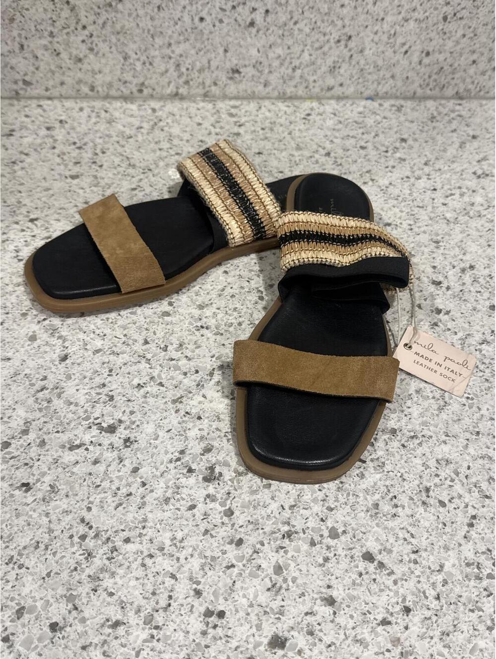 Mila Paoli Made in Italy Slide Sandals